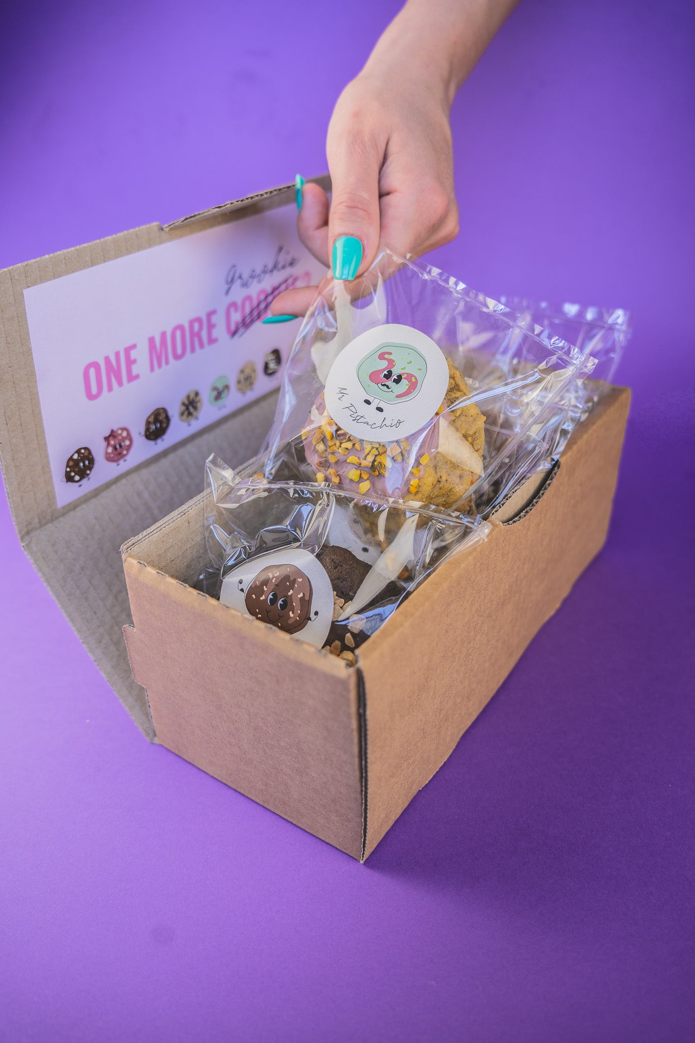 Box de 6 big cookies FOURRÉS
