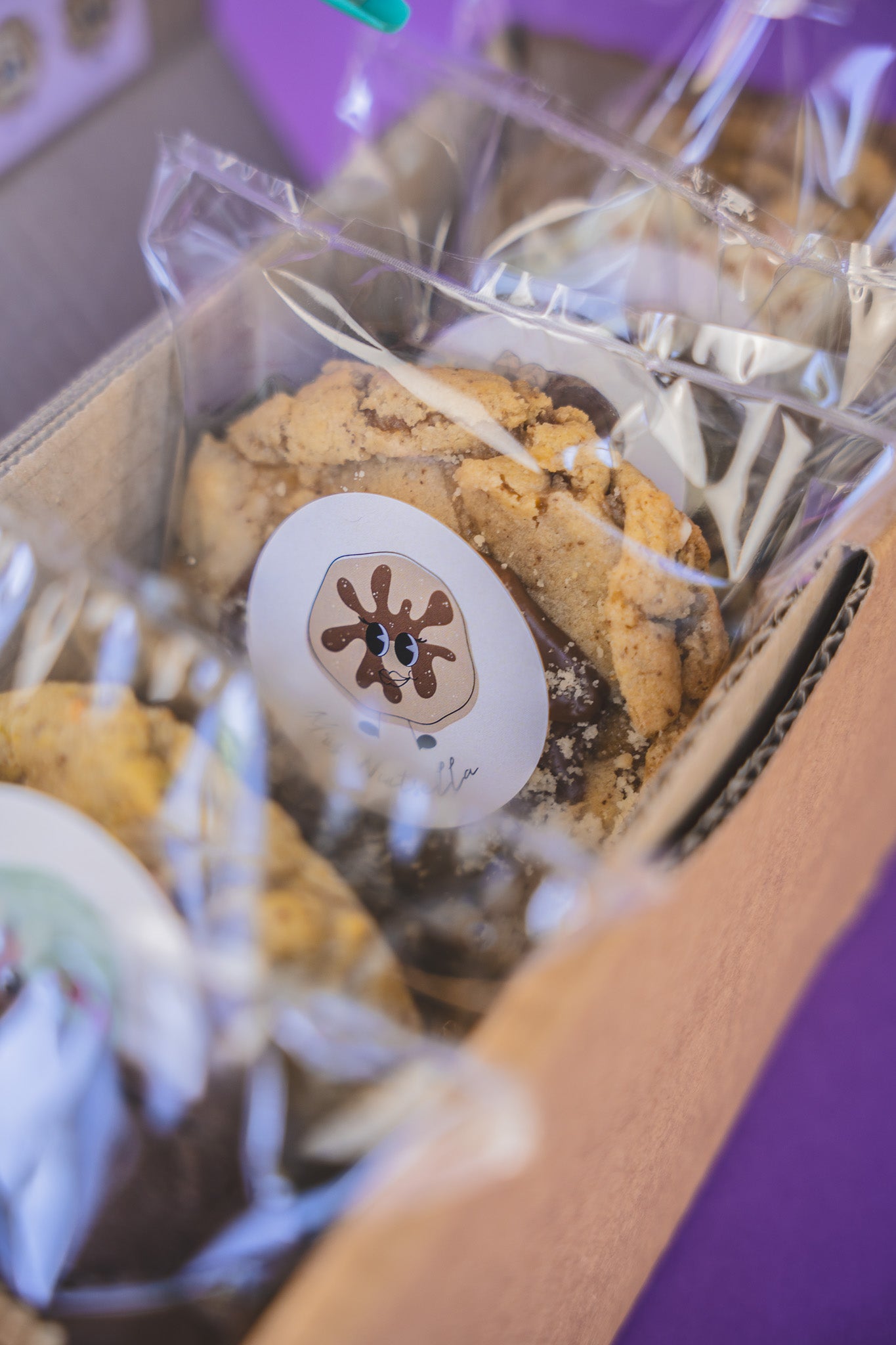 Box de 6 big cookies FOURRÉS